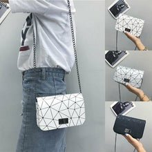 Load image into Gallery viewer, NoEnName-Null Hot Women Ladies Leather Chain Cross Body Messenger Side Bag Diamond Shoulder Evening Handbag Purse
