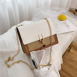 British Fashion Simple Small Square Bag Women's Designer Handbag 2020 High-quality PU Leather Chain Mobile Phone Shoulder bags
