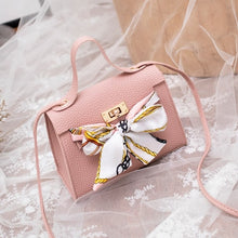 Load image into Gallery viewer, Mara&#39;s Dream 2019 New Solid Color Lychee Pattern Scarf Pouch Shoulder Diagonal Bag Handbag
